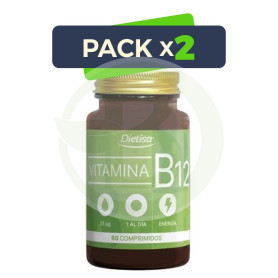 Pack 2x Dietisa Vitamina B12 60 Comprimidos Dietisa