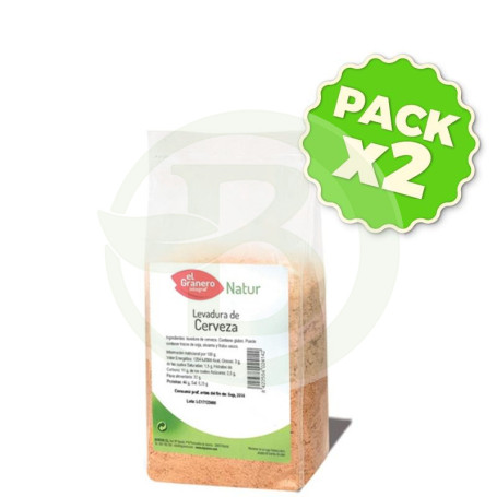 Pack 2x Levadura De Cerveza 300Gr. El Granero