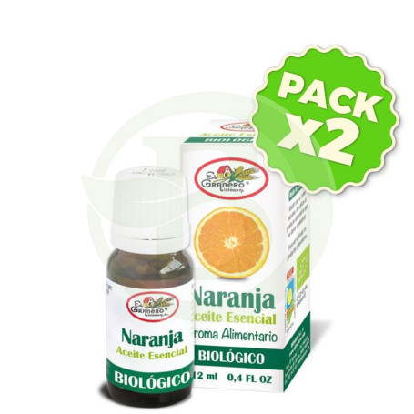 Pack 2x Aceite Esencial de Naranja Bio 12Ml. El Granero