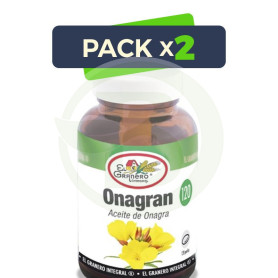 Pack 2x Onagran (Aceite de Onagra) 120 Perlas El Granero