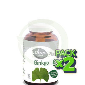 Pack 2x Ginkgo Biloba 90 Cápsulas El Granero