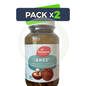 Pack 2x AHCC 120 Cápsulas El Granero