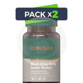 Pack 2x Multi Vital Forte Junior 60 Cápsulas Bonusan