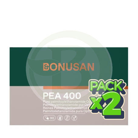 Pack 2x PEA 400Mg. 90 Cápsulas Vegetales Bonusan