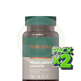 Pack 2x Allium Sativum 60 Cápsulas Bonusan