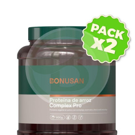 Pack 2x Proteína de Arroz Plus 500Gr. Bonusan