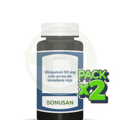 Pack 2x Ubiquinol 50Mg. 60 Cápsulas Bonusan