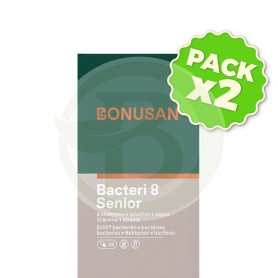 Pack 2x Bacteri 8 Senior 28 Capsulas Bonusan