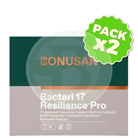 Pack 2x Bacteri 17 Expert Resilience 14 Sobres Bonusan