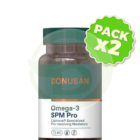 Pack 2x Omega-3 Spm Pro 60 Perlas Bonusan