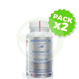 Pack 2x Calcio AB Complex 90 Tabletas Airbiotic