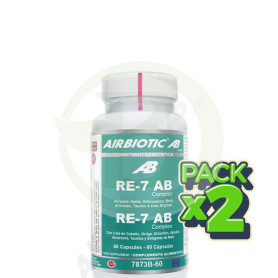Pack 2x RE-7 Complex 60 Cápsulas Airbiotic