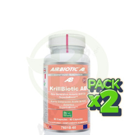 Pack 2x Krillbiotic 60 Cápsulas Airbiotic