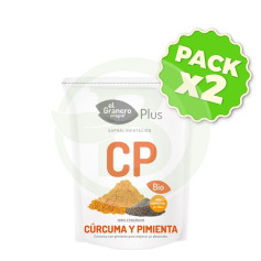 Pack 2x Cúrcuma y Pimienta 200Gr. El Granero