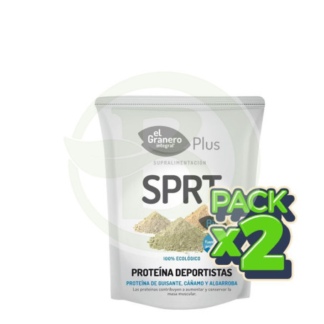 Pack 2x Proteína Deportistas Bio 200Gr. El Granero