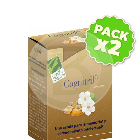 Pack 2x Cognitril 60 Cápsulas 100% Natural
