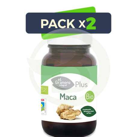 Pack 2x Maca BIO 120 Cápsulas El Granero