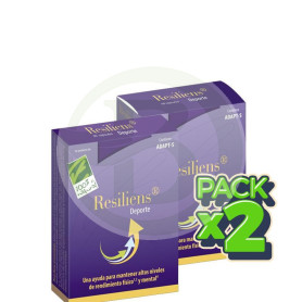Pack 2x Resiliens Deporte 60 Cápsulas 100% Natural