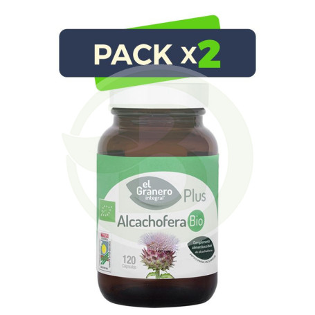 Pack 2x Alcachofera Bio 120 Cápsulas El Granero