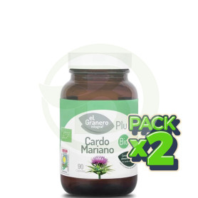 Pack 2x Cardo Mariano Bio 90 Cápsulas El Granero