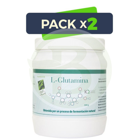 Pack 2x L-Glutamina 504Gr. 100% Natural