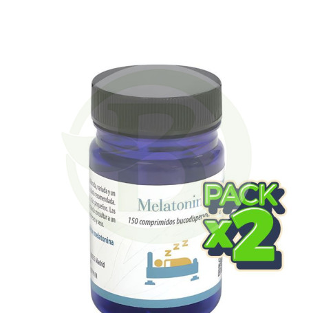 Pack 2x Melatonina 150 Comprimidos 100% Natural
