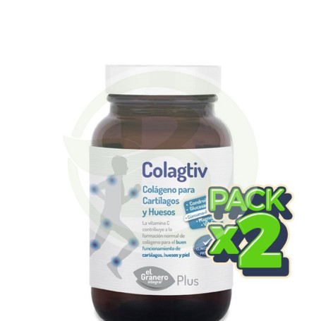 Pack 2x Colagtiv 180 Comprimidos El Granero