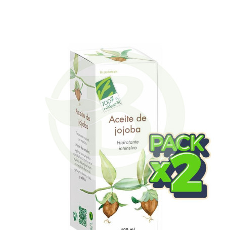 Pack 2x Aceite De Jojoba 100 Ml 100% Natural