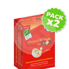 Pack 2x Quinol10 Forte con Pl+ 30 Perlas 100% Natural