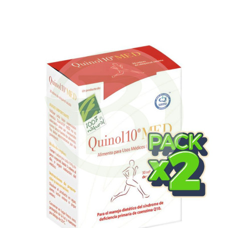 Pack 2x Quinol10 Med 30 Sobres 100% Natural