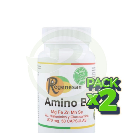 Pack 2x Regenesan Amino B 50 Cápsulas
