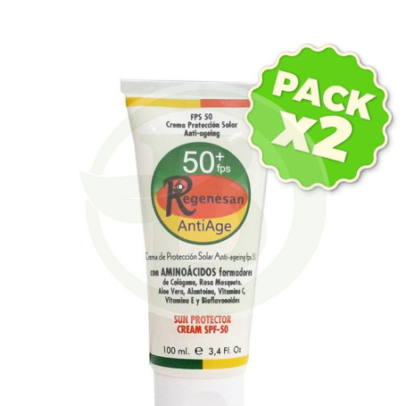 Pack 2x Regenesan Antiage 100Ml. Factor 50