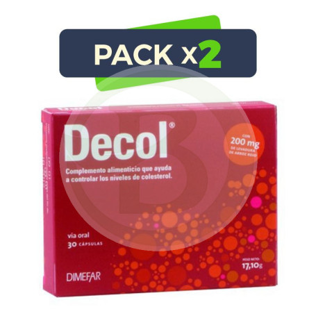 Pack 2x Decol 30 Cáspulas Dimefar