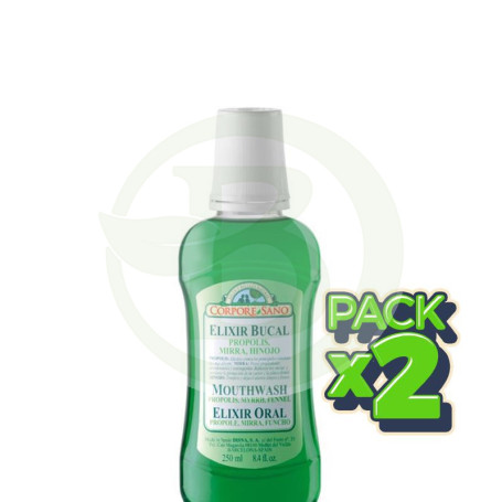 Pack 2x Elixir Bucal de Mirra y Propóleo 250Ml. Corpore Sano