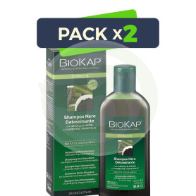 Pack 2x Champu Negro Detoxinante 200Ml Biokap