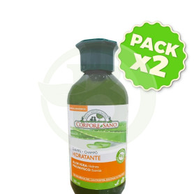 Pack 2x Champú Hidratante Ecocert 300Ml. Corpore Sano