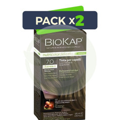Pack 2x Rapid Delicato 7.00 Rubio Medio Natural 135Ml Biokap