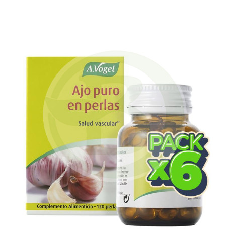 Pack 6x Ajo Puro Vogel 120 Perlas