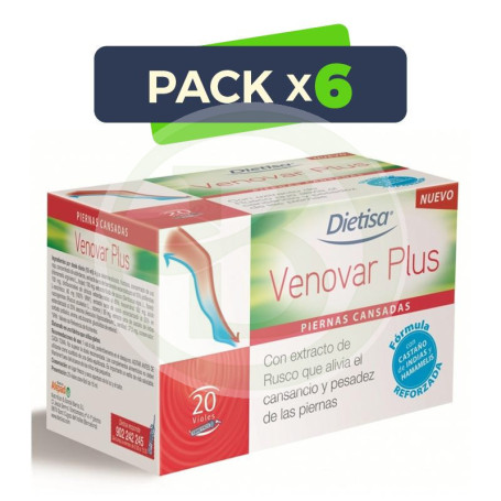 Pack 6x Venovar Plus 20 Viales Dietisa