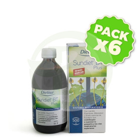 Pack 6x Sundiet BT Plus 500Ml. Dietisa