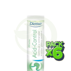 Pack 6x Acid-Control 20 Pastillas Dietisa