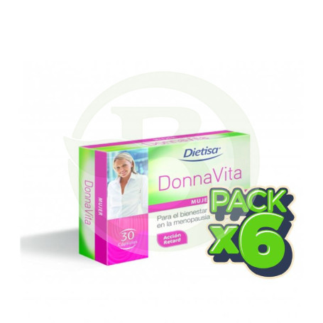 Pack 6x Donnavita 30 Cápsulas Dietisa