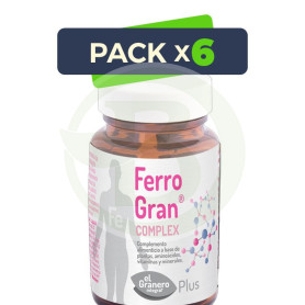 Pack 6x Ferrogran 45 Cápsulas El Granero