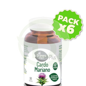 Pack 6x Cardo Mariano Plus 90 Cápsulas El Granero