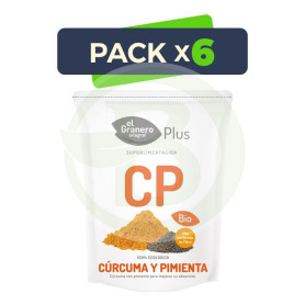 Pack 6x Cúrcuma y Pimienta 200Gr. El Granero