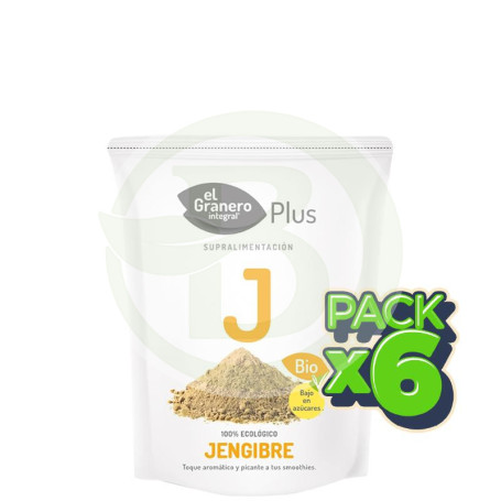 Pack 6x Jengibre Bio 150Gr. El Granero