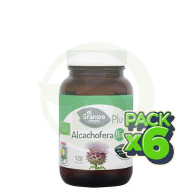 Pack 6x Alcachofera Bio 120 Cápsulas El Granero