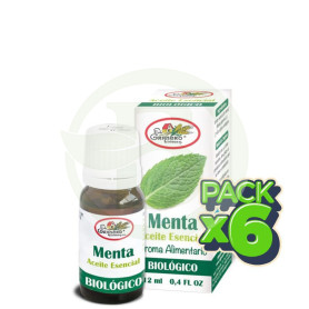 Pack 6x Aceite Esencial de Menta Bio 12Ml. El Granero