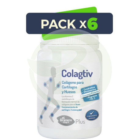 Pack 6x Colagtiv 300Gr. El Granero