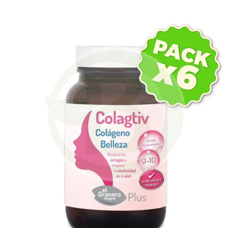 Pack 6x Colagtiv Belleza 120 Comprimidos El Granero